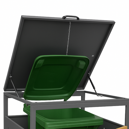 Smart Wood™ Garbage Bin Enclosure